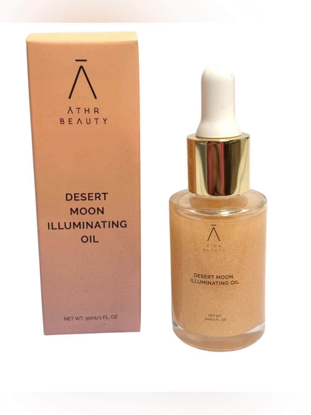 ATHR Beauty Face Body Highlight Illuminating Oil Pure Diamond Desert Moon NIB